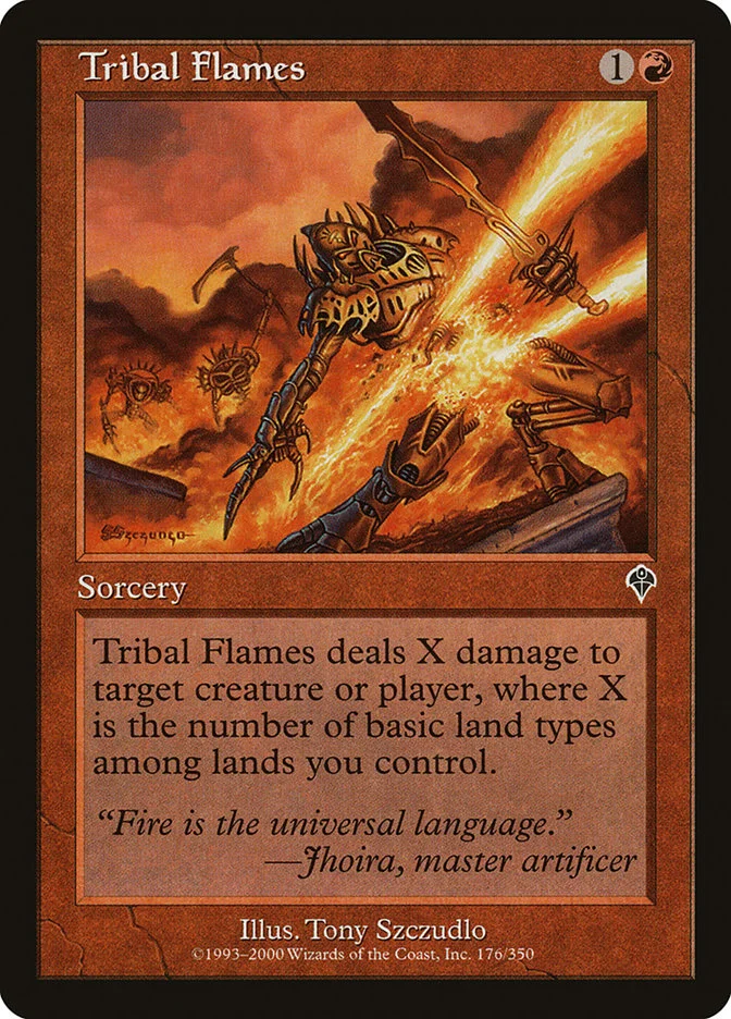 Tribal Flames (Invasion) - Magic: The Gathering in TCG Land