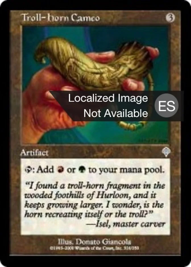 Camafeo Cuerno Troll (Invasion) - Magic: The Gathering in TCG Land