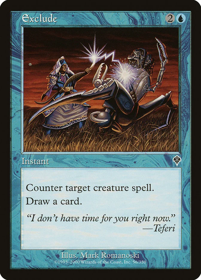 Exclude (Invasion) - Magic: The Gathering in TCG Land