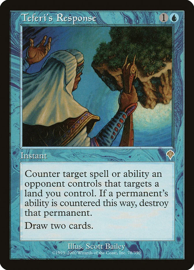 Teferi's Response (Invasion) - Magic: The Gathering in TCG Land