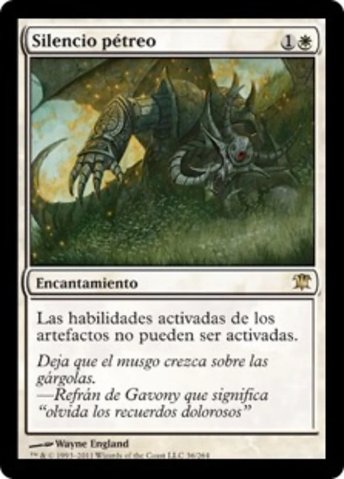 Silencio pétreo (Innistrad) - Magic: The Gathering in TCG Land México