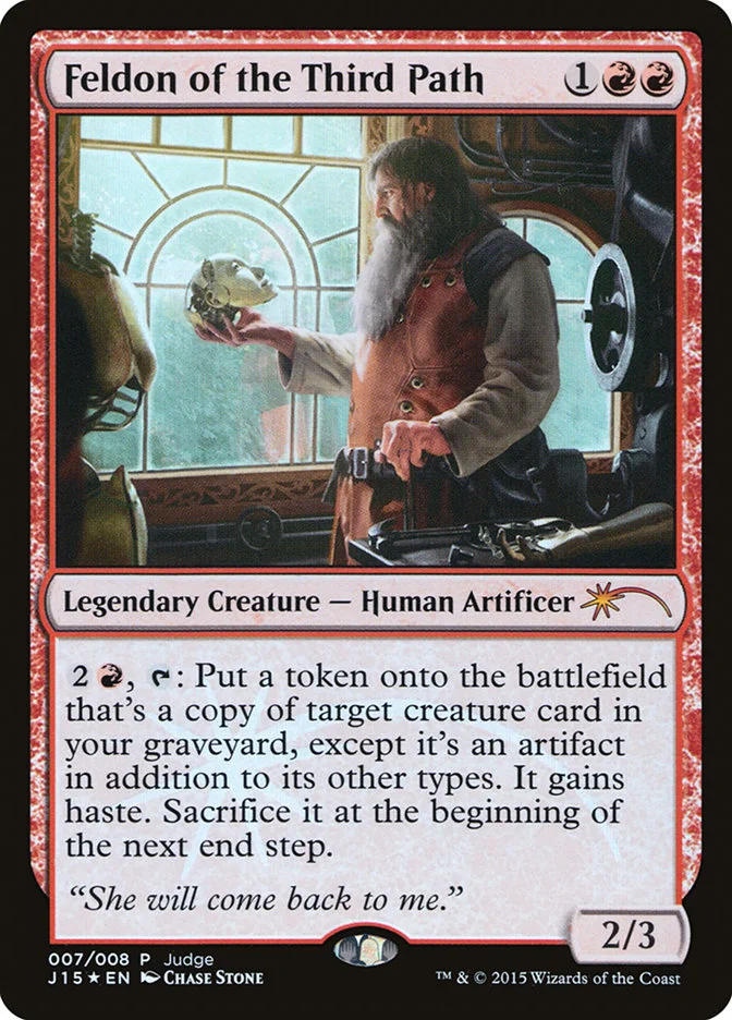 Feldon of the Third Path (Judge Gift Cards 2015) - Magic: The Gathering in TCG Land
