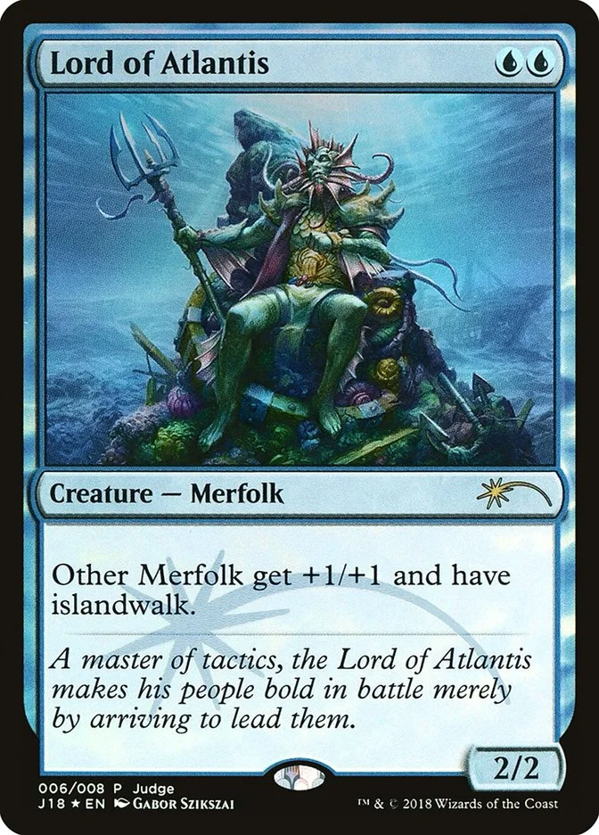 アトランティスの王　アーティストプルーフ　Lord of Atlantis 7版 アトランティスの王 アーティストプルーフ Lord of Atlantis 7版
