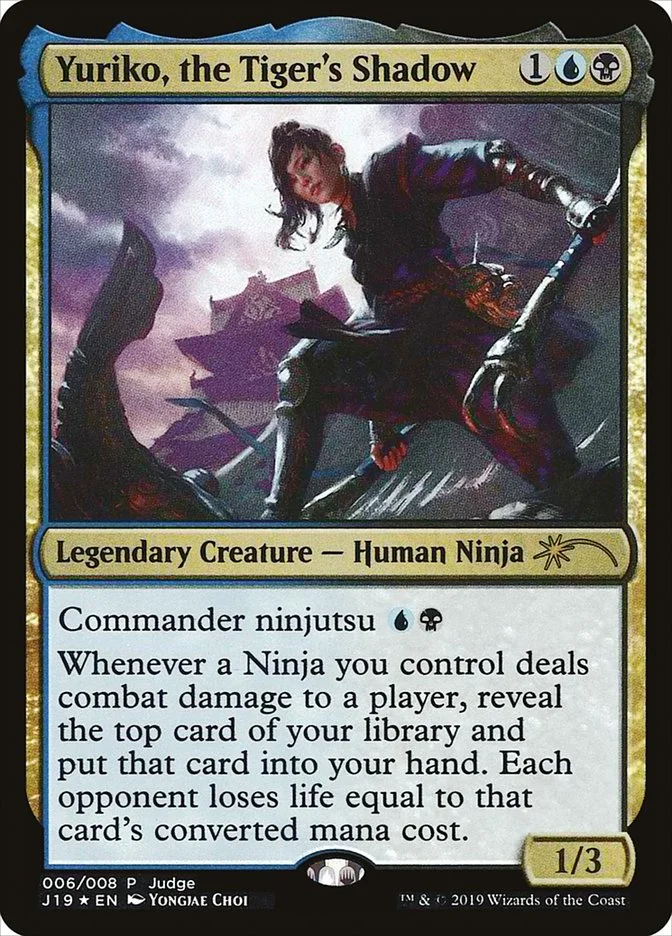 Yuriko, the Tiger's Shadow (Judge Gift Cards 2019) - Magic: The Gathering in TCG Land