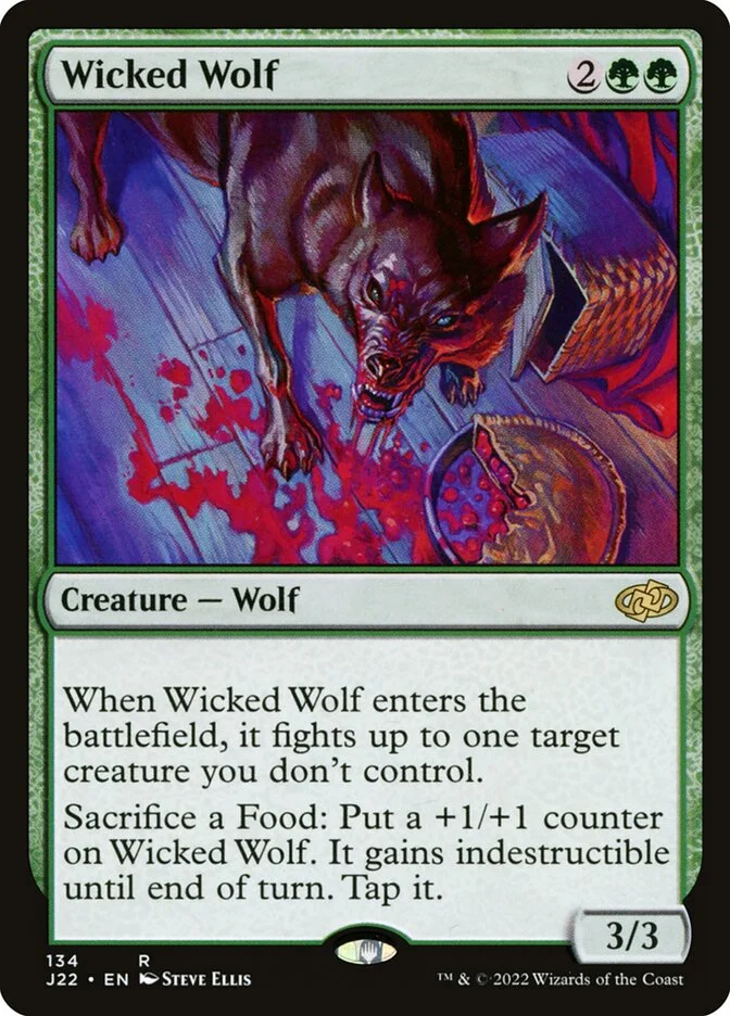 Wicked Wolf (Jumpstart 2022) - Magic: The Gathering in TCG Land