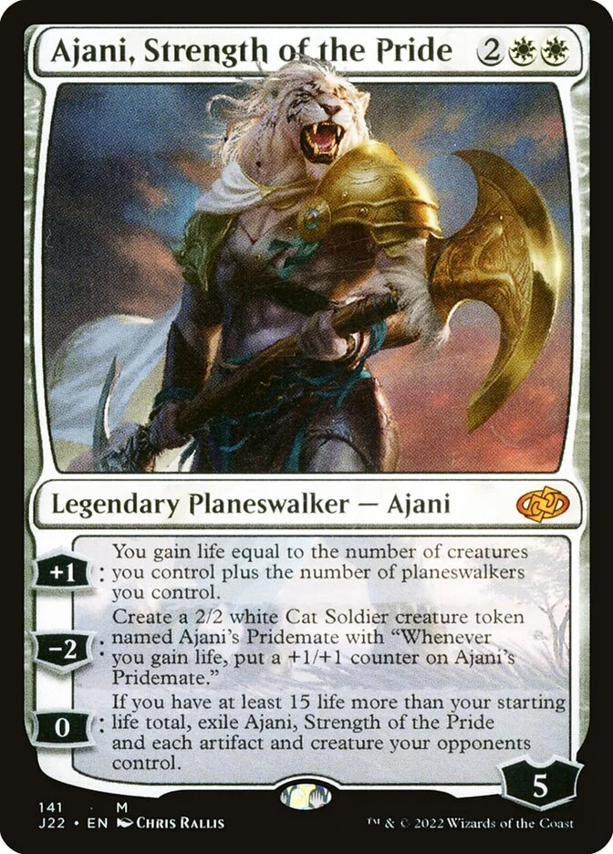 Ajani, Strength of the Pride (Jumpstart 2022) - Magic: The Gathering in TCG Land