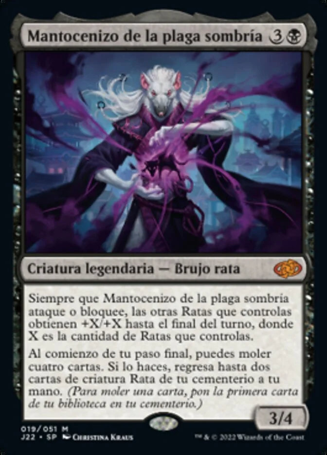 Mantocenizo de la plaga sombría (Jumpstart 2022) - Magic: The Gathering in TCG Land México