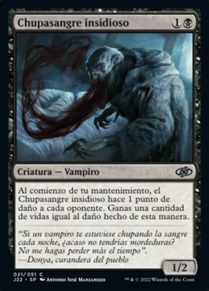 Chupasangre insidioso (Jumpstart 2022) - Magic: The Gathering in TCG Land
