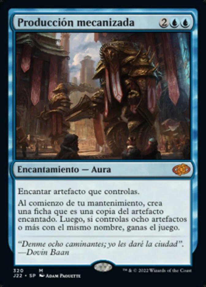 Producción mecanizada (Jumpstart 2022) - Magic: The Gathering in TCG Land