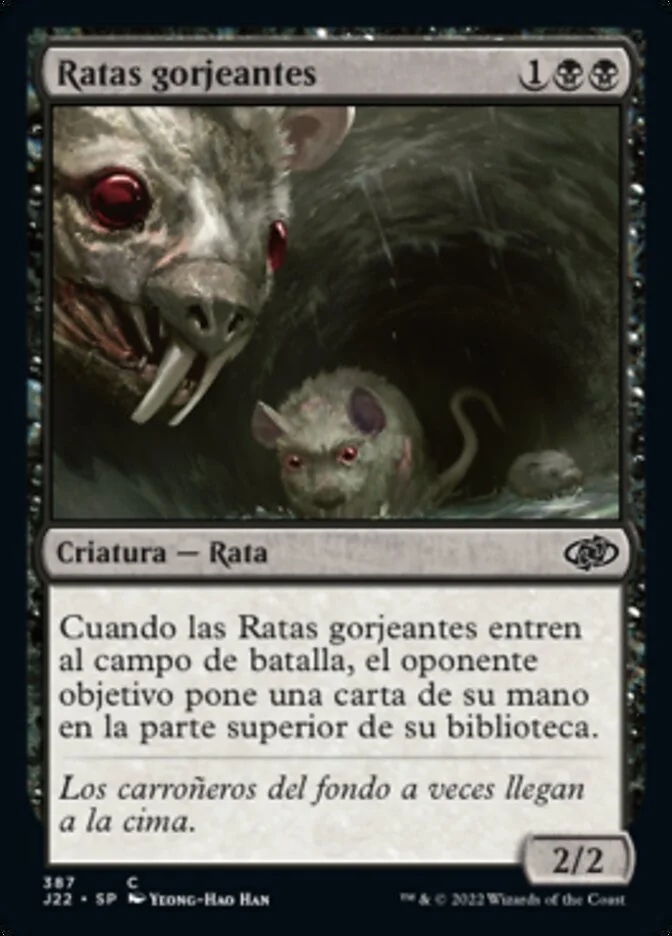 Ratas gorjeantes (Jumpstart 2022) - Magic: The Gathering in TCG Land
