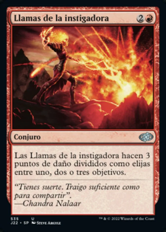 Llamas de la instigadora (Jumpstart 2022) - Magic: The Gathering in TCG Land