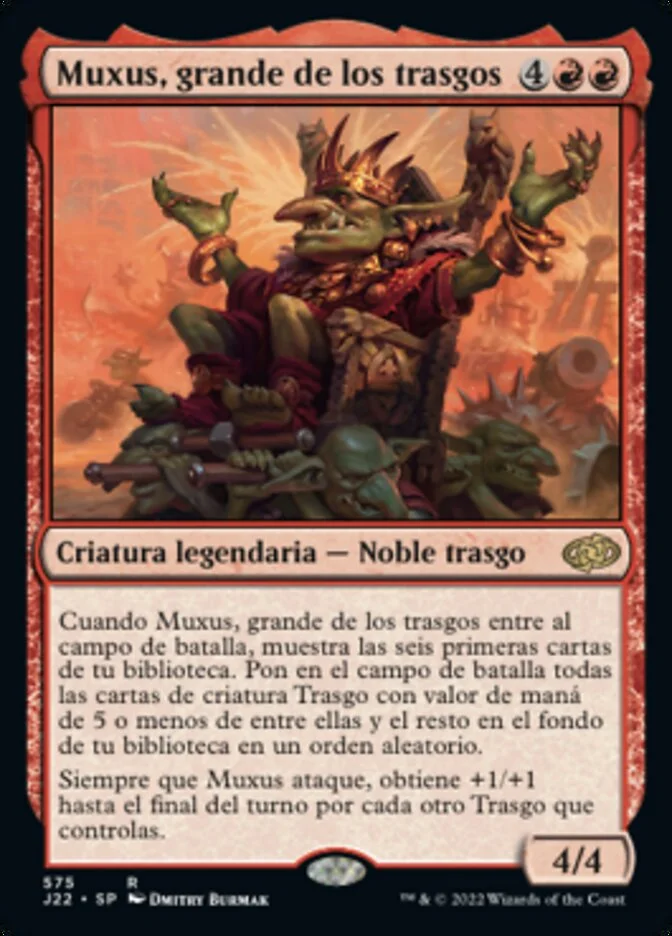 Muxus, grande de los trasgos (Jumpstart 2022) - Magic: The Gathering in TCG Land