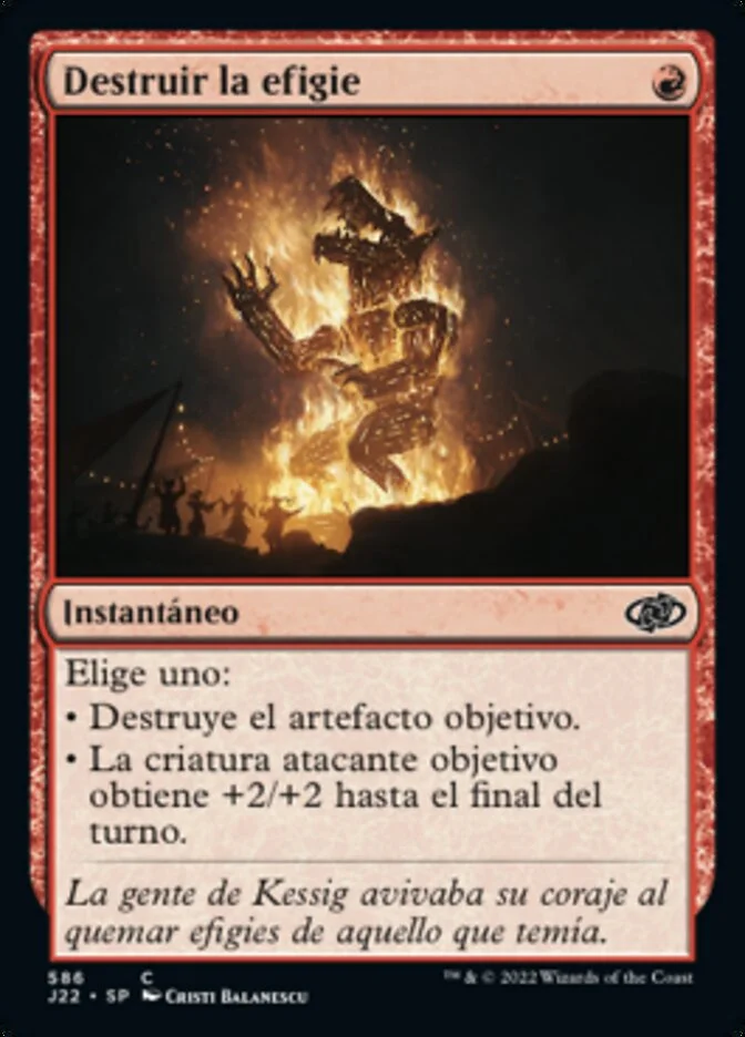 Destruir la efigie (Jumpstart 2022) - Magic: The Gathering in TCG Land