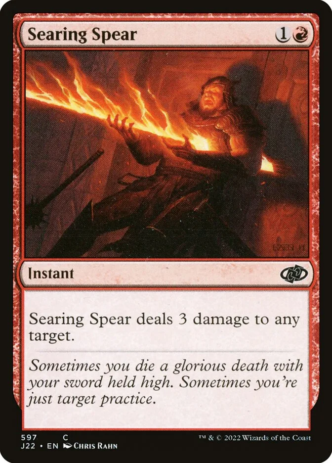 Searing Spear (Jumpstart 2022) - Magic: The Gathering in TCG Land México