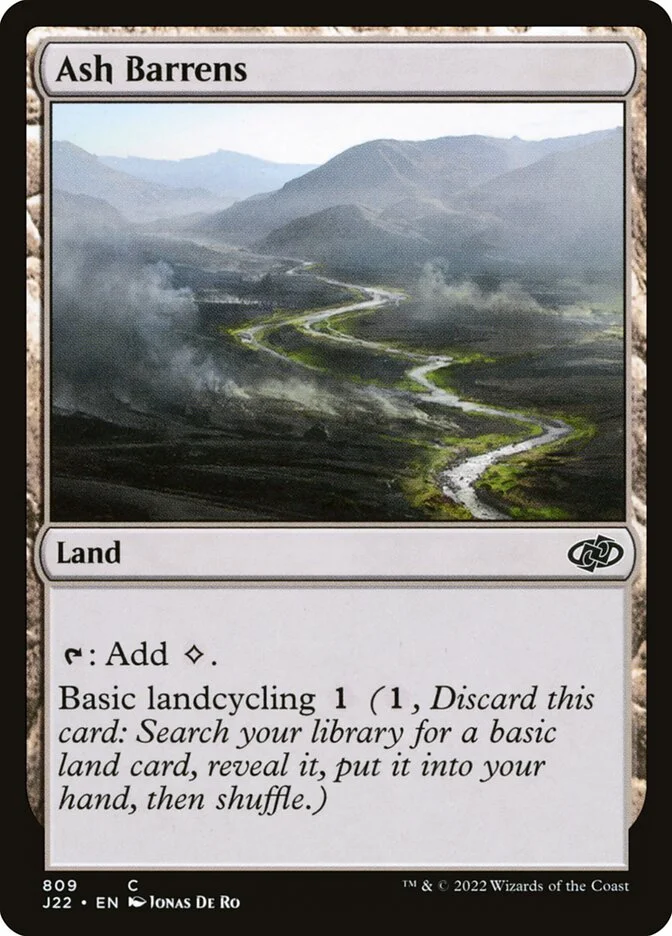 Ash Barrens (Jumpstart 2022) - Magic: The Gathering in TCG Land México
