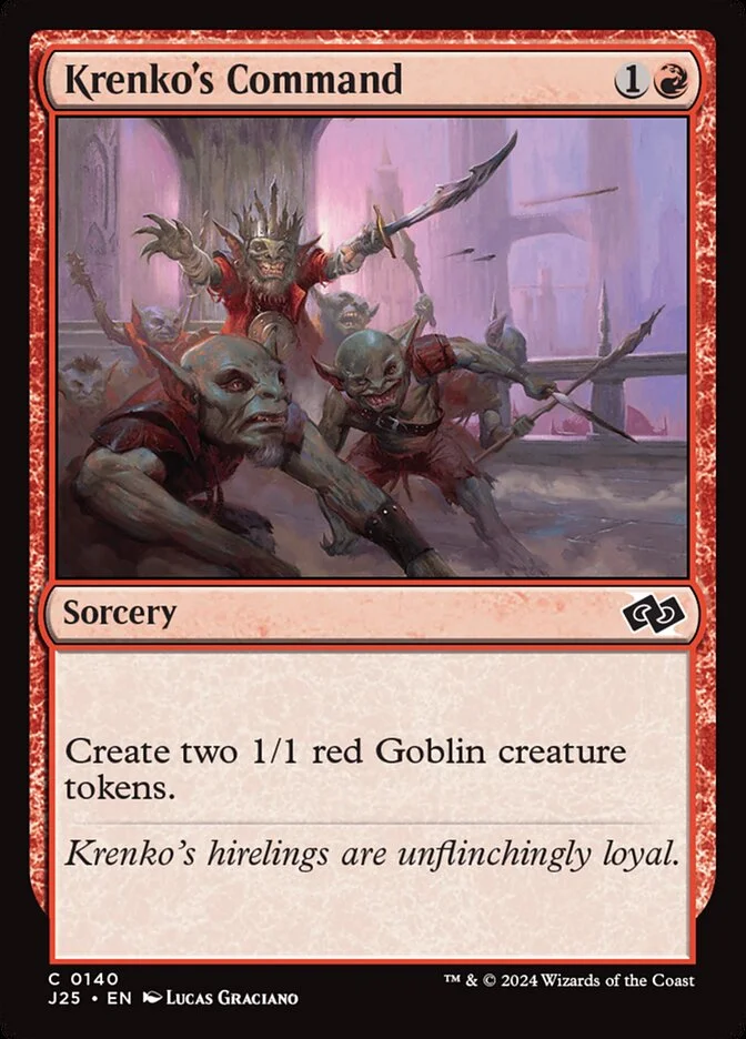 Krenko's Command (Foundations Jumpstart) - Magic: The Gathering in TCG Land