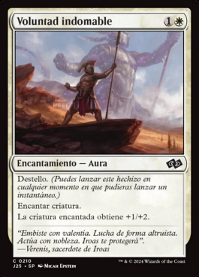 Voluntad indomable (Foundations Jumpstart) - Magic: The Gathering in TCG Land