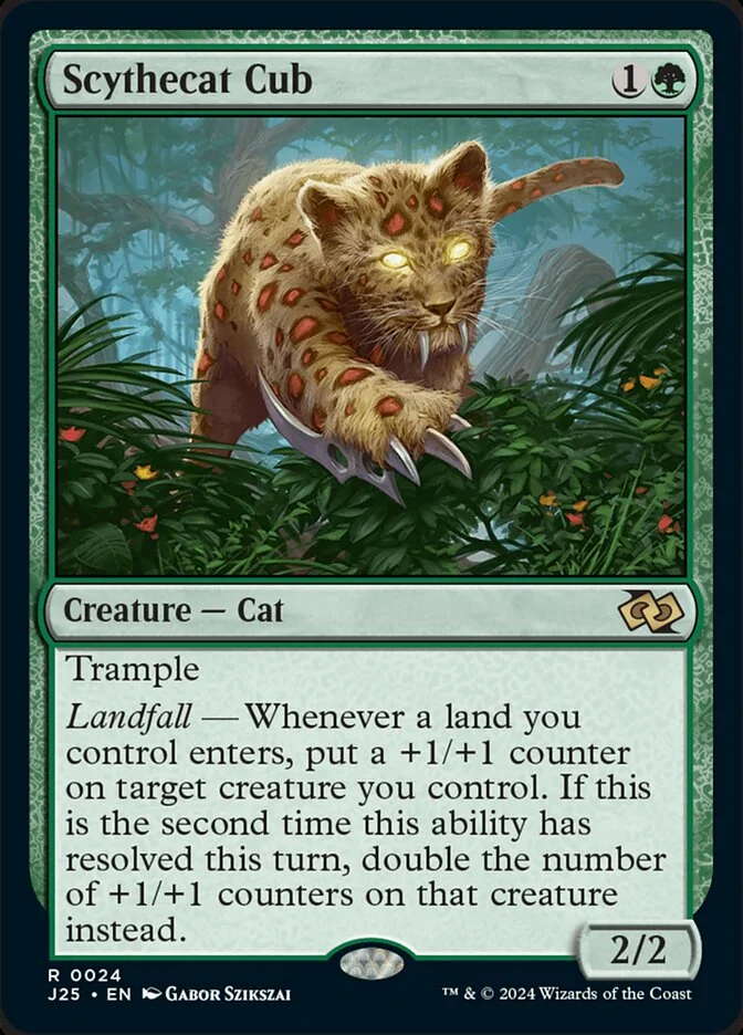 Scythecat Cub (Foundations Jumpstart) - Magic: The Gathering in TCG Land México