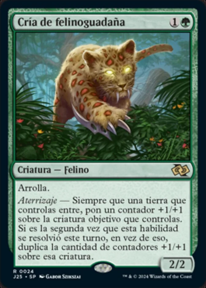 Cría de felinoguadaña (Foundations Jumpstart) - Magic: The Gathering in TCG Land México