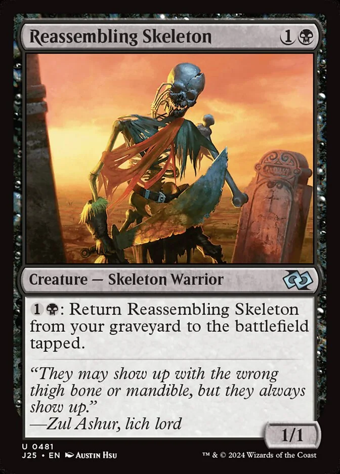Reassembling Skeleton (Foundations Jumpstart) - Magic: The Gathering in TCG Land