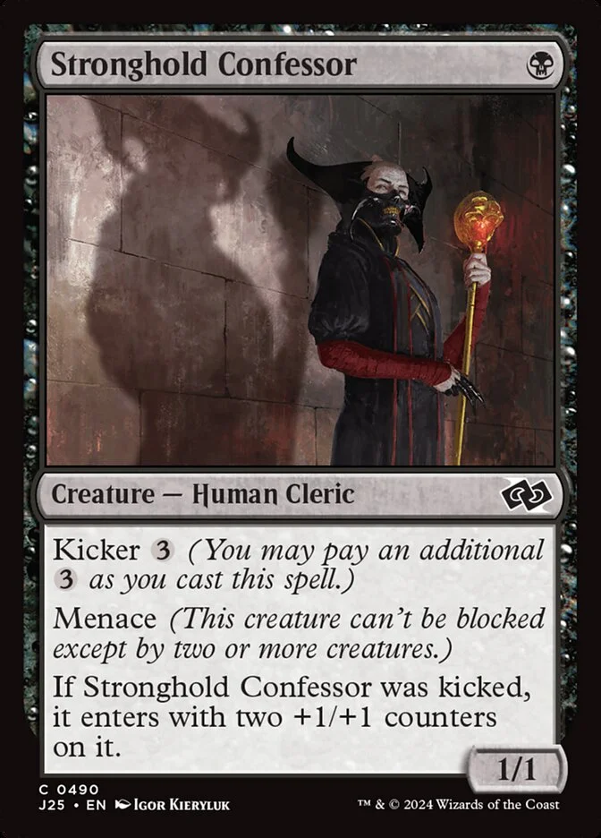 Stronghold Confessor (Foundations Jumpstart) - Magic: The Gathering in TCG Land