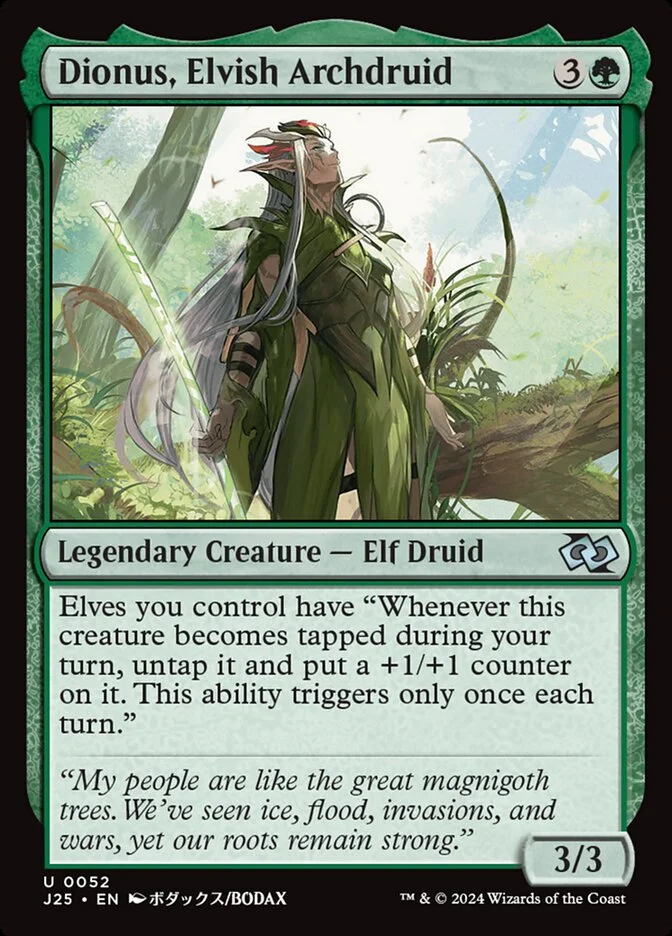 Dionus, Elvish Archdruid (Foundations Jumpstart) - Magic: The Gathering in TCG Land