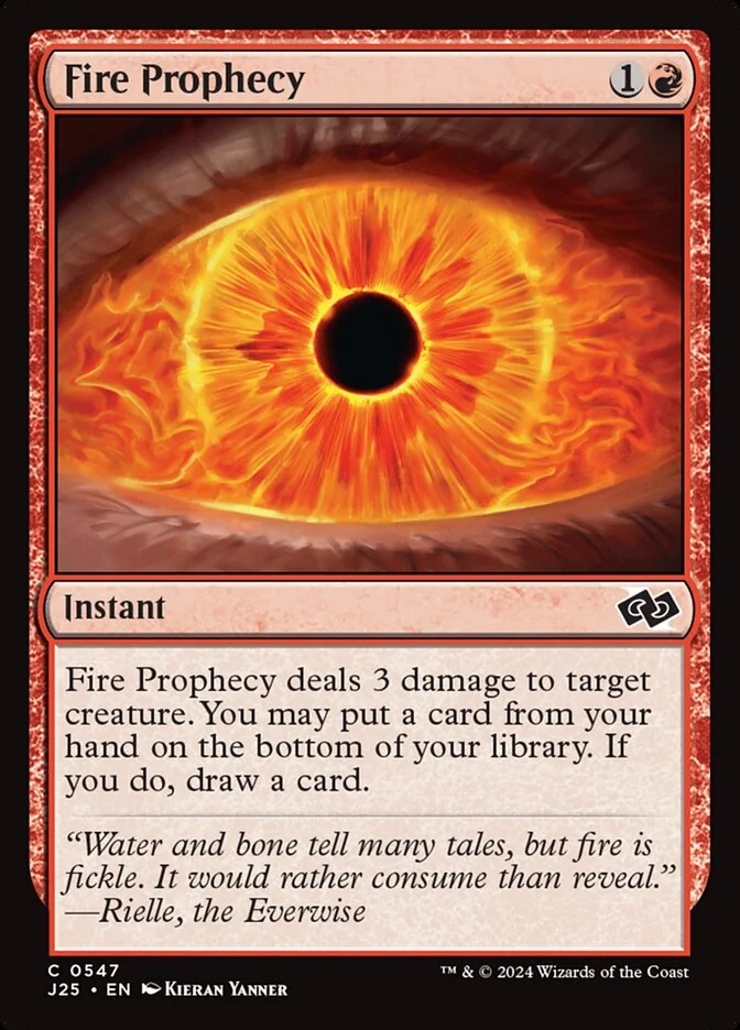 Fire Prophecy (Foundations Jumpstart) - Magic: The Gathering in TCG Land