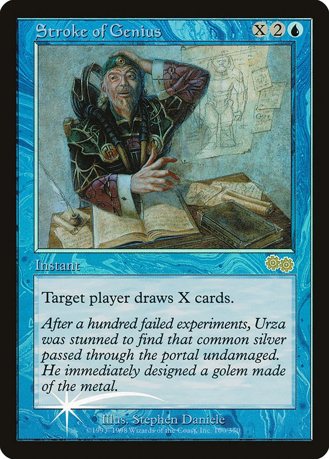 Stroke of Genius (Judge Gift Cards 1998) - Magic: The Gathering in TCG Land