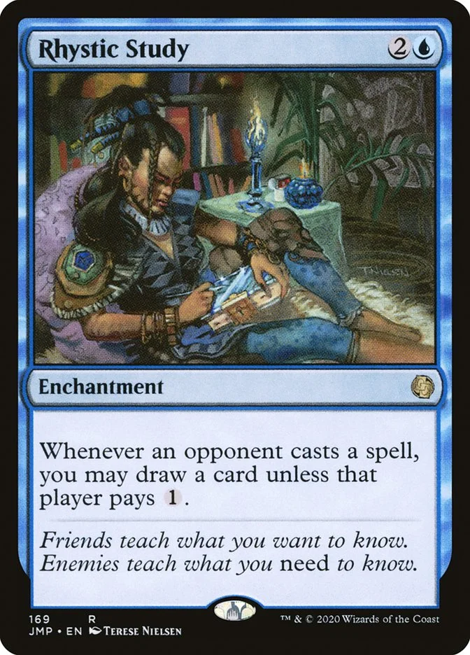 Rhystic Study (Jumpstart) - Magic: The Gathering in TCG Land