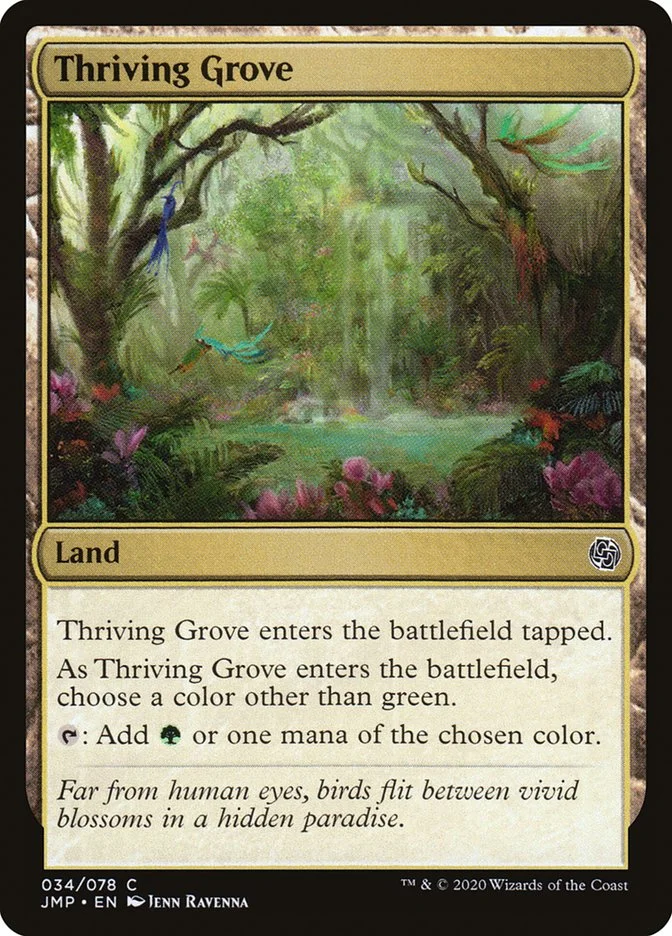 Thriving Grove (Jumpstart) - Magic: The Gathering in TCG Land México
