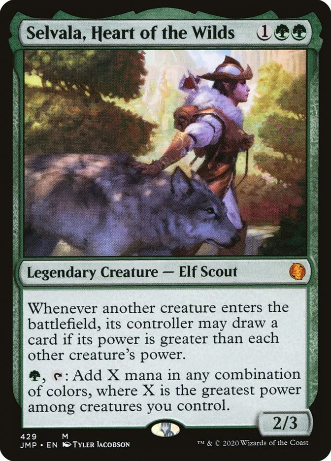 Selvala, Heart of the Wilds (Jumpstart) - Magic: The Gathering in TCG Land