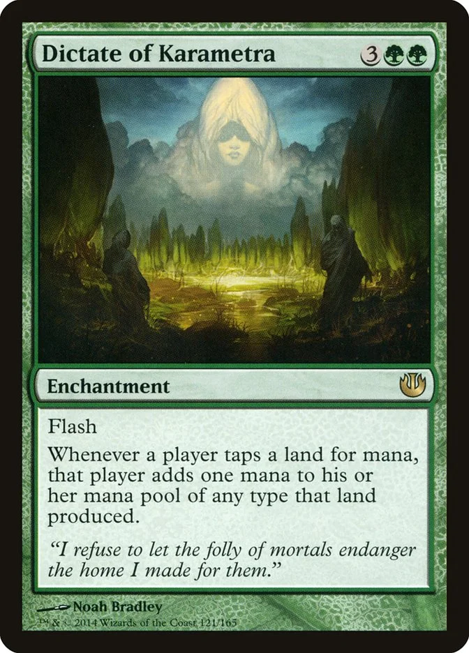 Dictate of Karametra (Journey into Nyx) - Magic: The Gathering in TCG Land