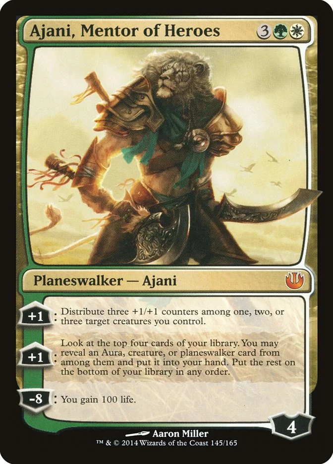 Ajani, Mentor of Heroes (Journey into Nyx) - Magic: The Gathering in TCG Land