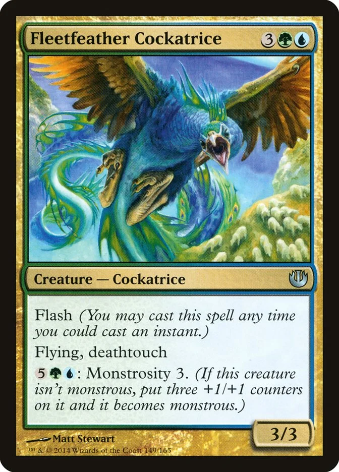 Fleetfeather Cockatrice (Journey into Nyx) - Magic: The Gathering in TCG Land