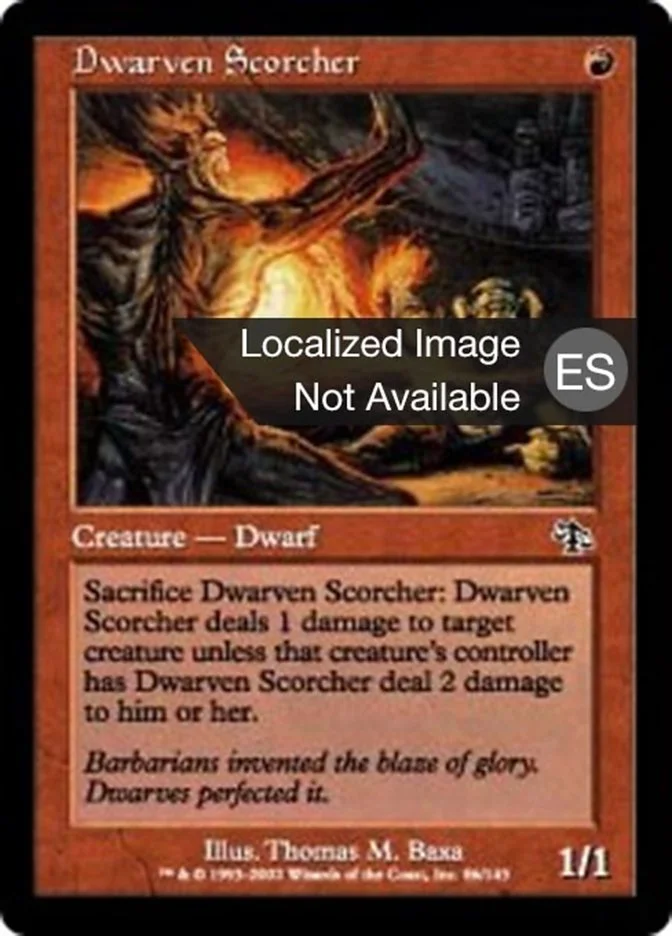 Abrasador enano (Judgment) - Magic: The Gathering in TCG Land México