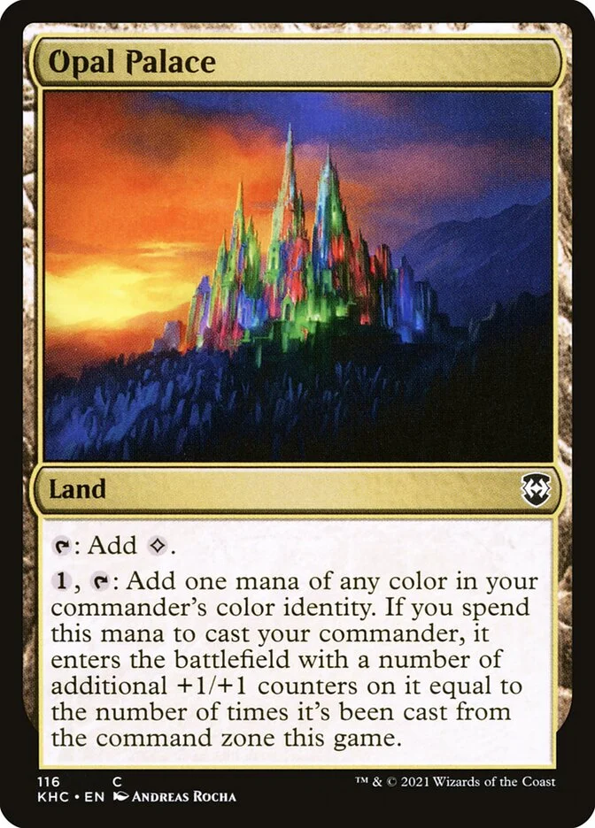 Opal Palace (Kaldheim Commander) - Magic: The Gathering in TCG Land