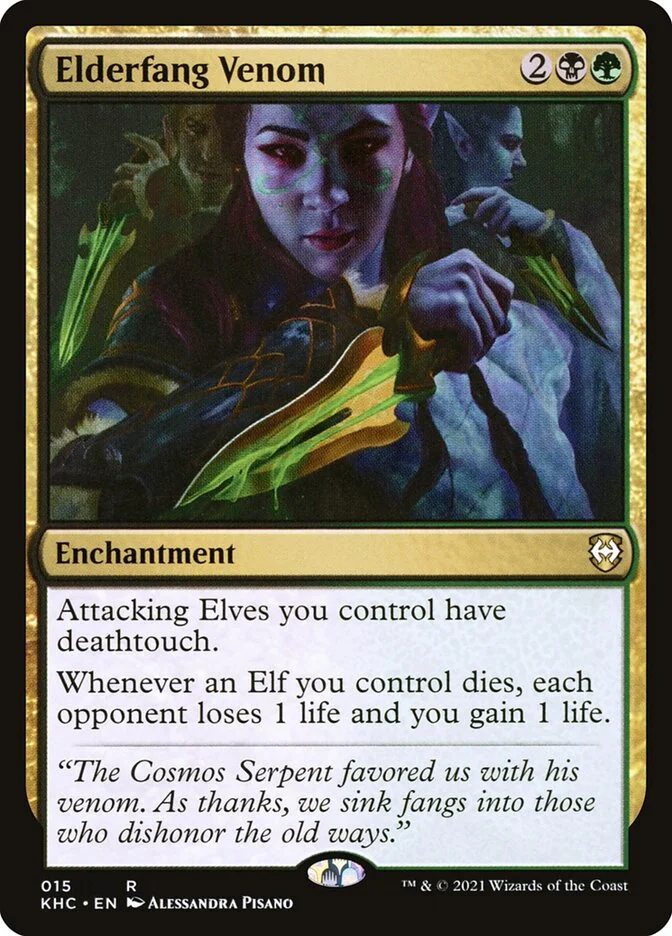 Elderfang Venom (Kaldheim Commander) - Magic: The Gathering in TCG Land