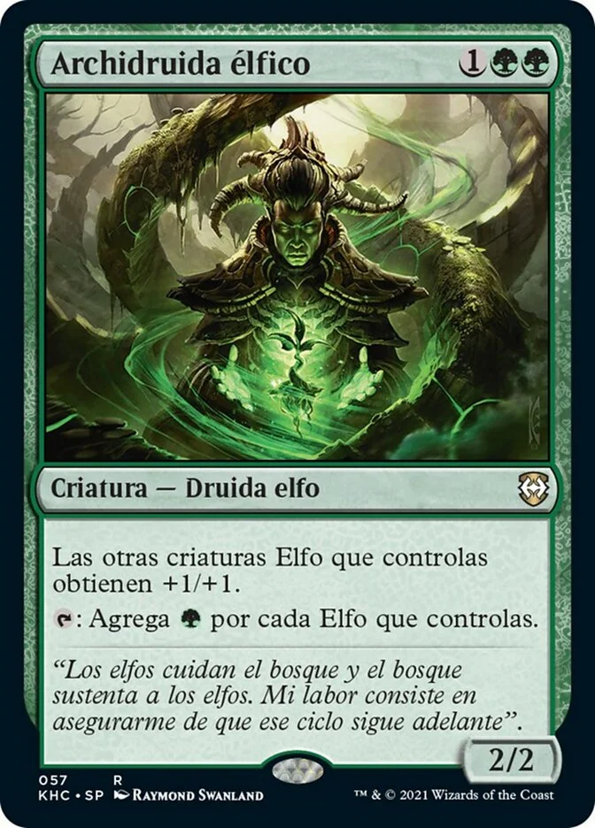 Archidruida élfico (Kaldheim Commander) - Magic: The Gathering in TCG Land