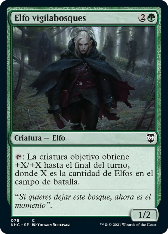 Elfo vigilabosques (Kaldheim Commander) - Magic: The Gathering in TCG Land México