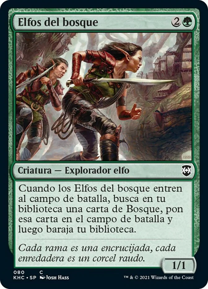 Elfos del bosque (Kaldheim Commander) - Magic: The Gathering in TCG Land