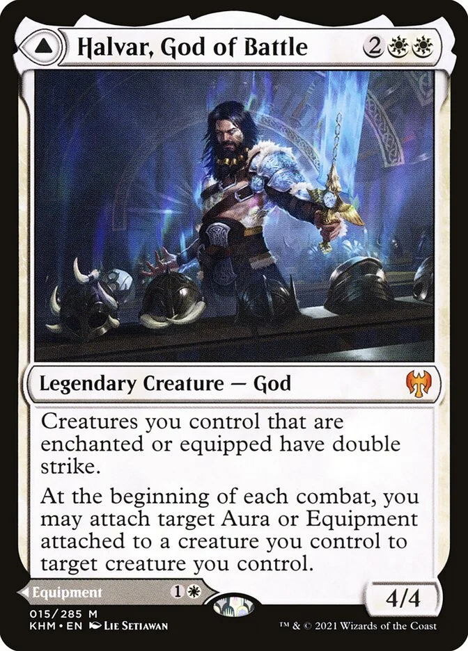 Halvar, God of Battle (Kaldheim) - Magic: The Gathering in TCG Land