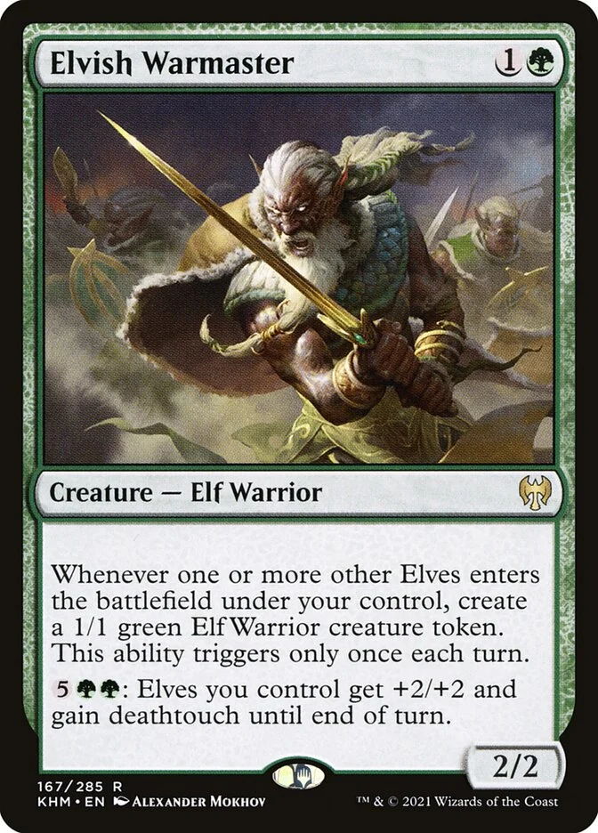 Elvish Warmaster (Kaldheim) - Magic: The Gathering in TCG Land