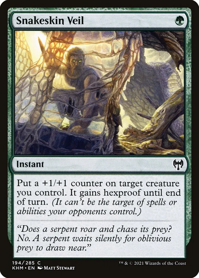 Snakeskin Veil (Kaldheim) - Magic: The Gathering in TCG Land