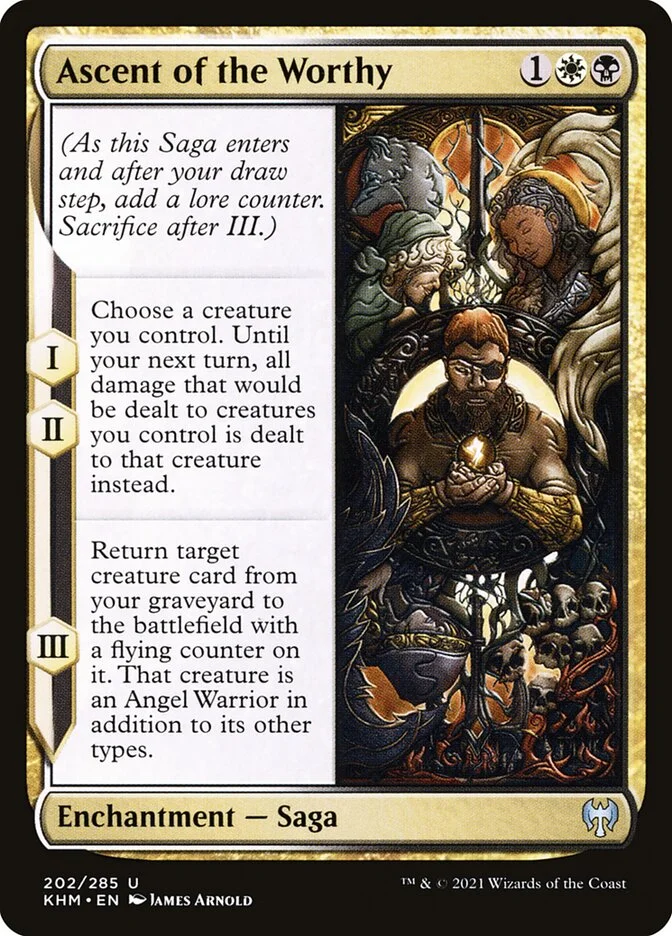 Ascent of the Worthy (Kaldheim) - Magic: The Gathering in TCG Land