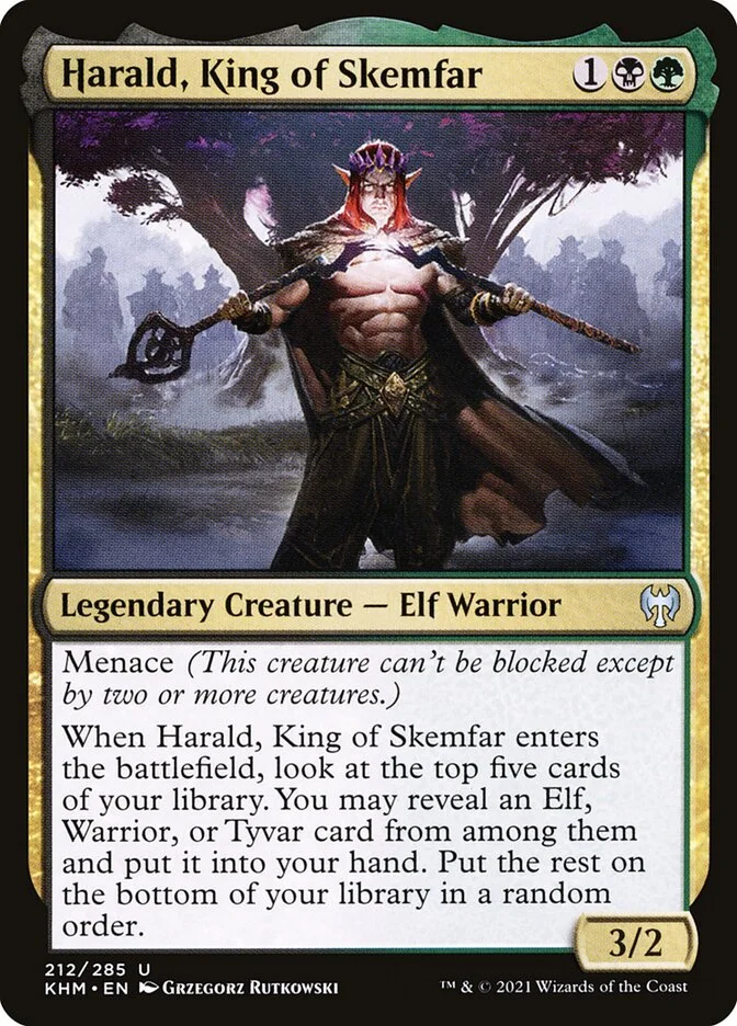 Harald, King of Skemfar (Kaldheim) - Magic: The Gathering in TCG Land