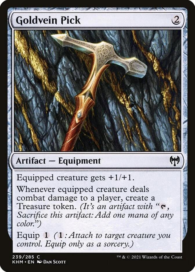 Goldvein Pick (Kaldheim) - Magic: The Gathering in TCG Land