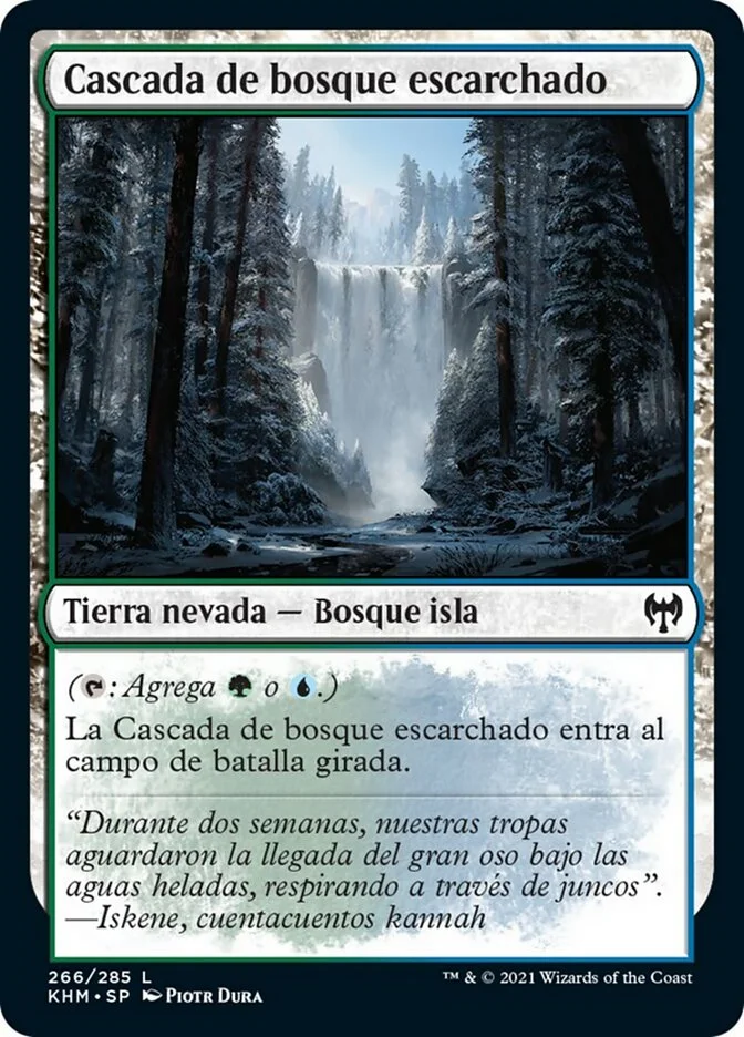 Cascada de bosque escarchado (Kaldheim) - Magic: The Gathering in TCG Land México