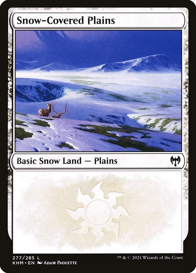 Snow-Covered Plains (Kaldheim) - Magic: The Gathering in TCG Land México
