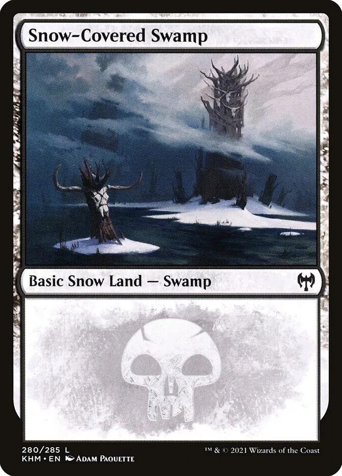 Snow-Covered Swamp (Kaldheim) - Magic: The Gathering in TCG Land