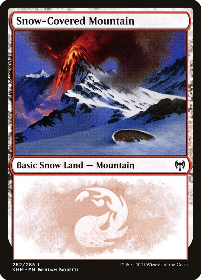 Snow-Covered Mountain (Kaldheim) - Magic: The Gathering in TCG Land